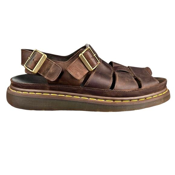 Dr. Marten’s Men’s Flash Brown Leather Fishermans Sandals Size US 13 main image 7